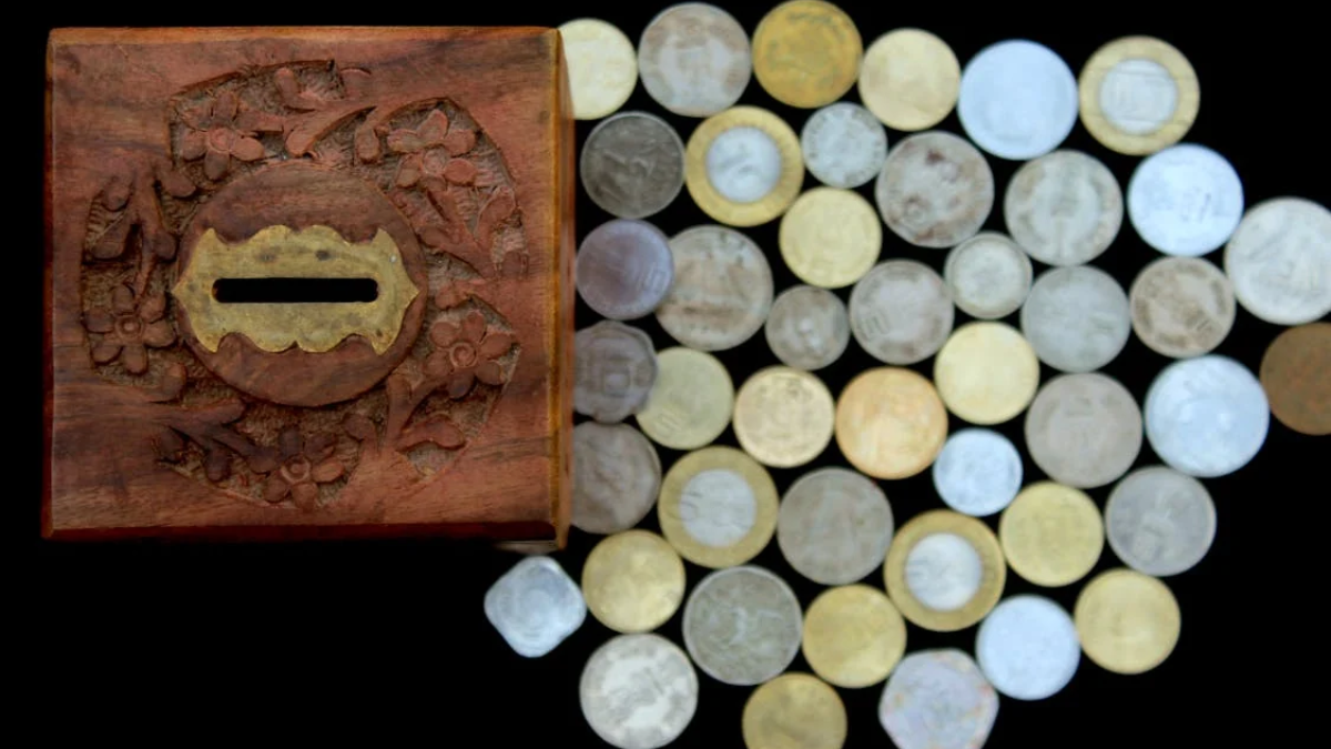 Wooden Money Box